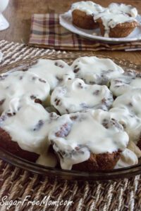 Keto Sugar Free Cinnamon Roll Muffins (gluten-free, nut-free)