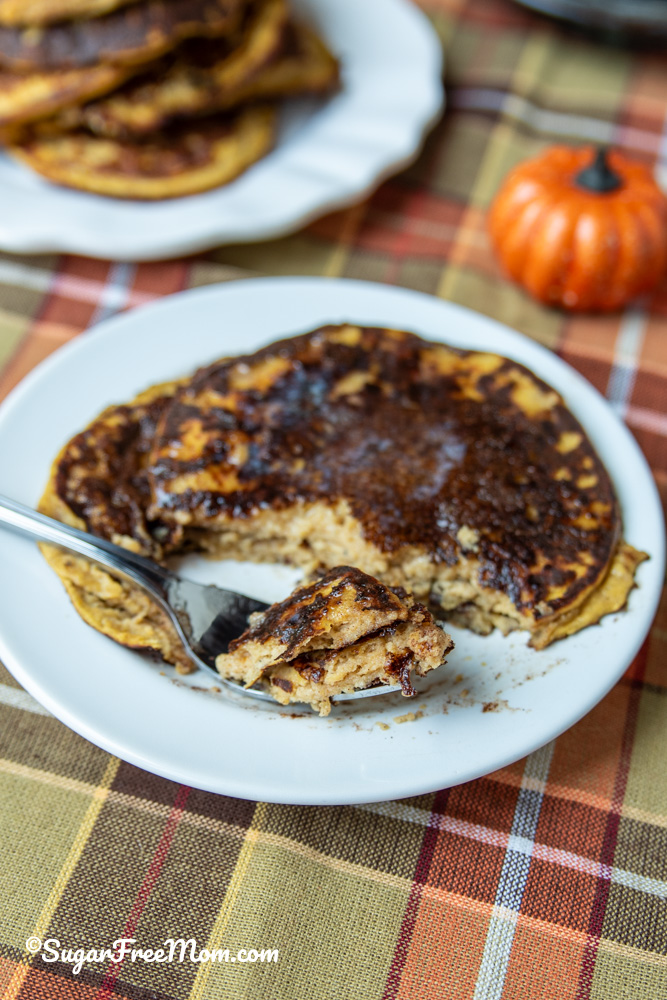 Low Carb Keto Pumpkin Cottage Cheese Pancake