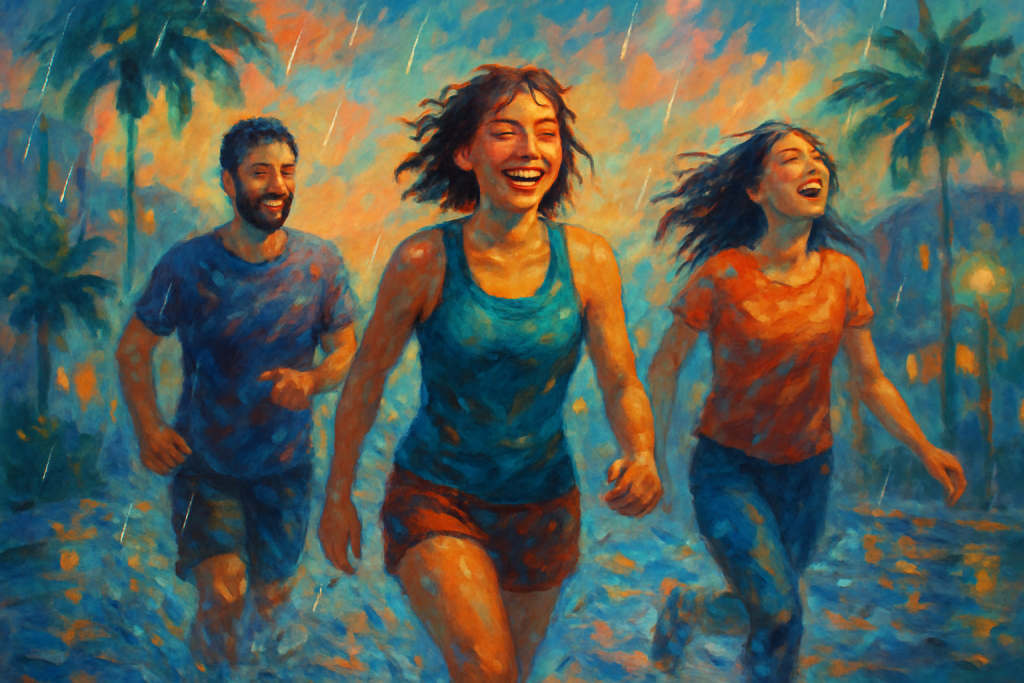 What makes a better story? (Why did you choose rain?)