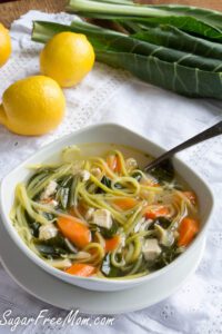 Best Low Carb Gluten Free Keto Chicken Zoodle Soup