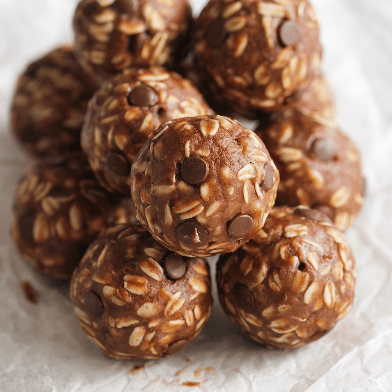 Healthy No-Bake Mint Chocolate Bites (High Protein + No Sugar)