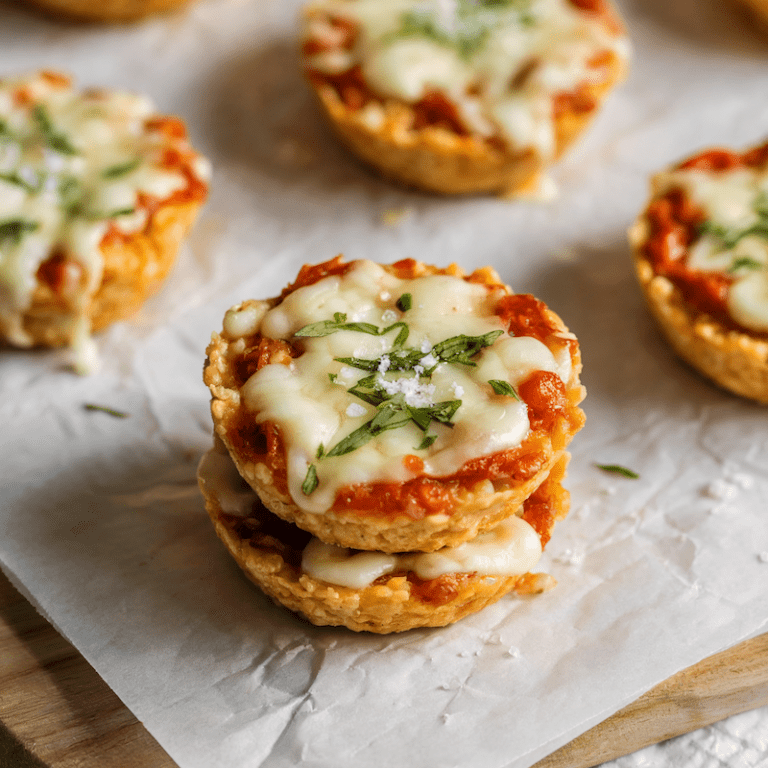 High Protein Pizza Quinoa Bite (Grain Free + Low Fat)