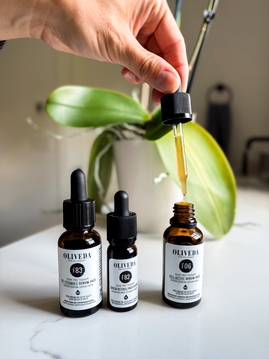 Morning skin care routine