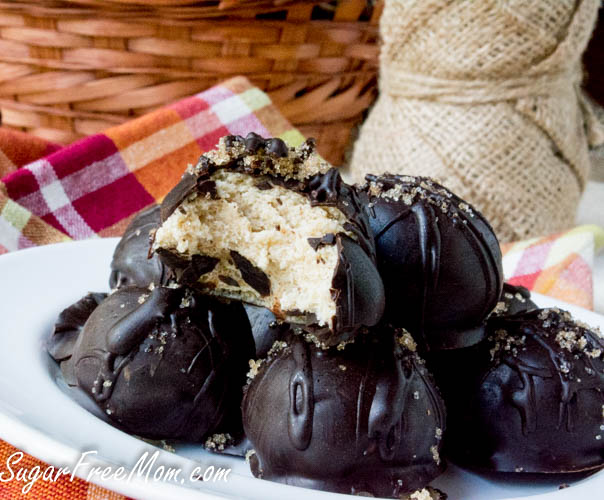 Never bake low carb keto pereo snickerdoodle truffles