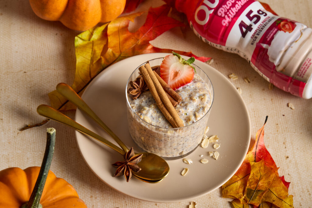 Quest Strawberry Chai Overnight Protein Oats Recipe