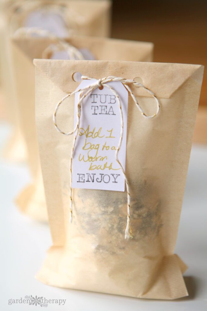 Solve your worries with a tea bath