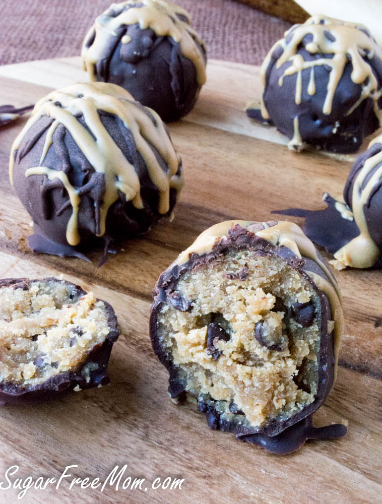 Sugar Free Keto Peanut Butter Cookie Dough Truffles