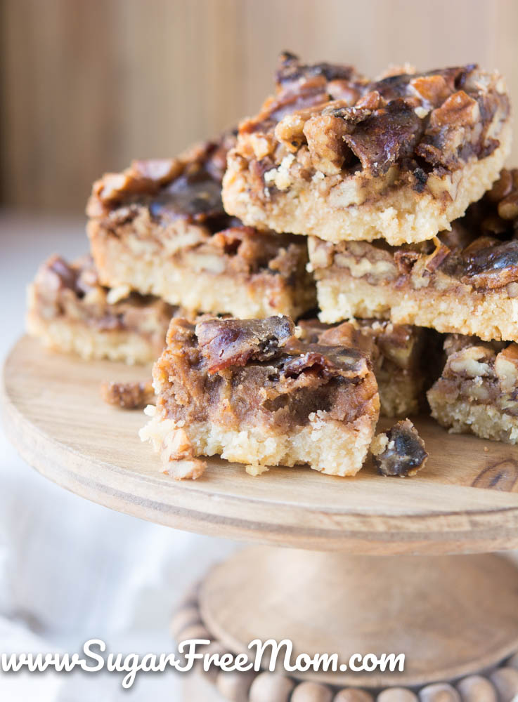 Sugar Free Low Carb Keto Sugar Grilled Bacon Pecan Piebar