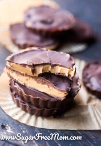 Sugar-free, low-carb keto peanut butter cup recipe