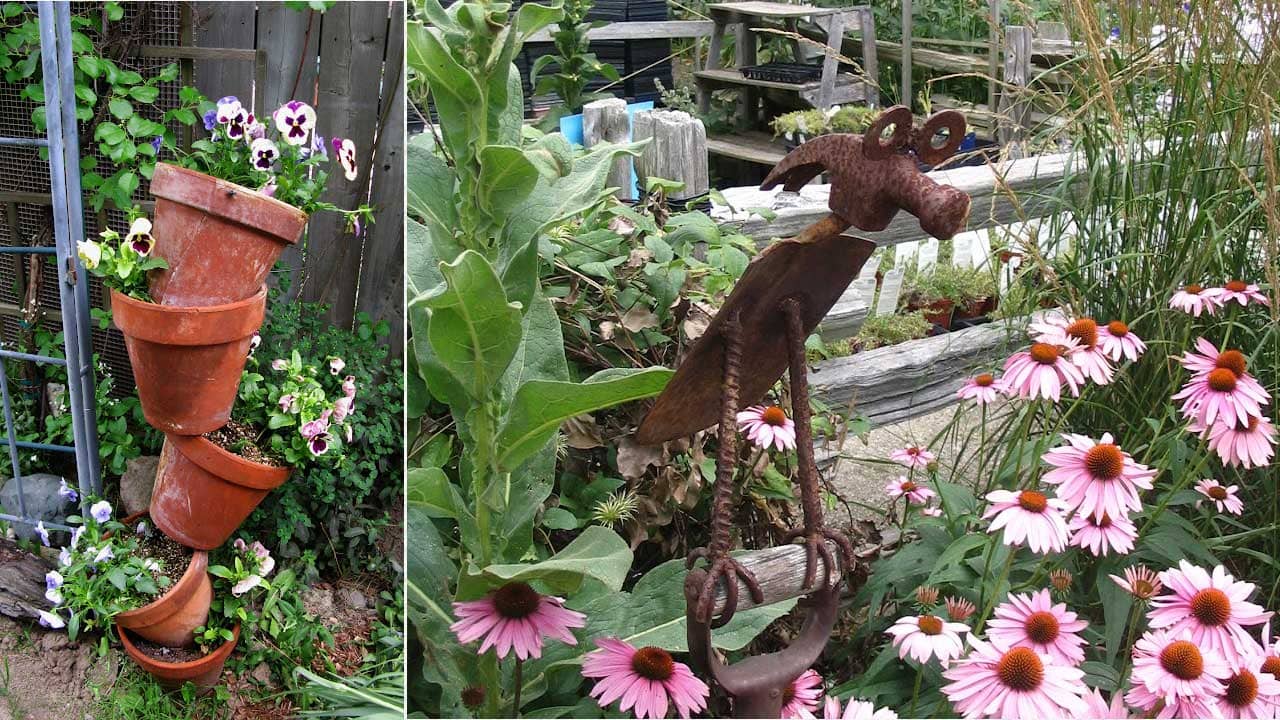 12 Creative and Frugal Garden Art Project Tutorials