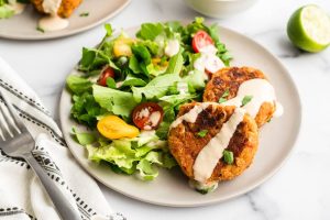 Crispy chickpea fritters (easy gluten-free recipe)