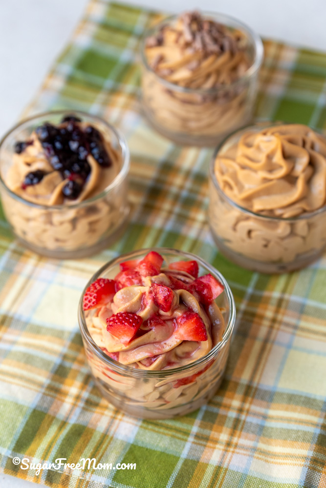 Dairy Free Low Carb Keto Peanut Butter Protein Fluff