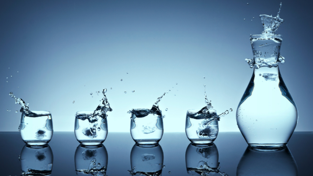 Mineral water perfect for a clean diet