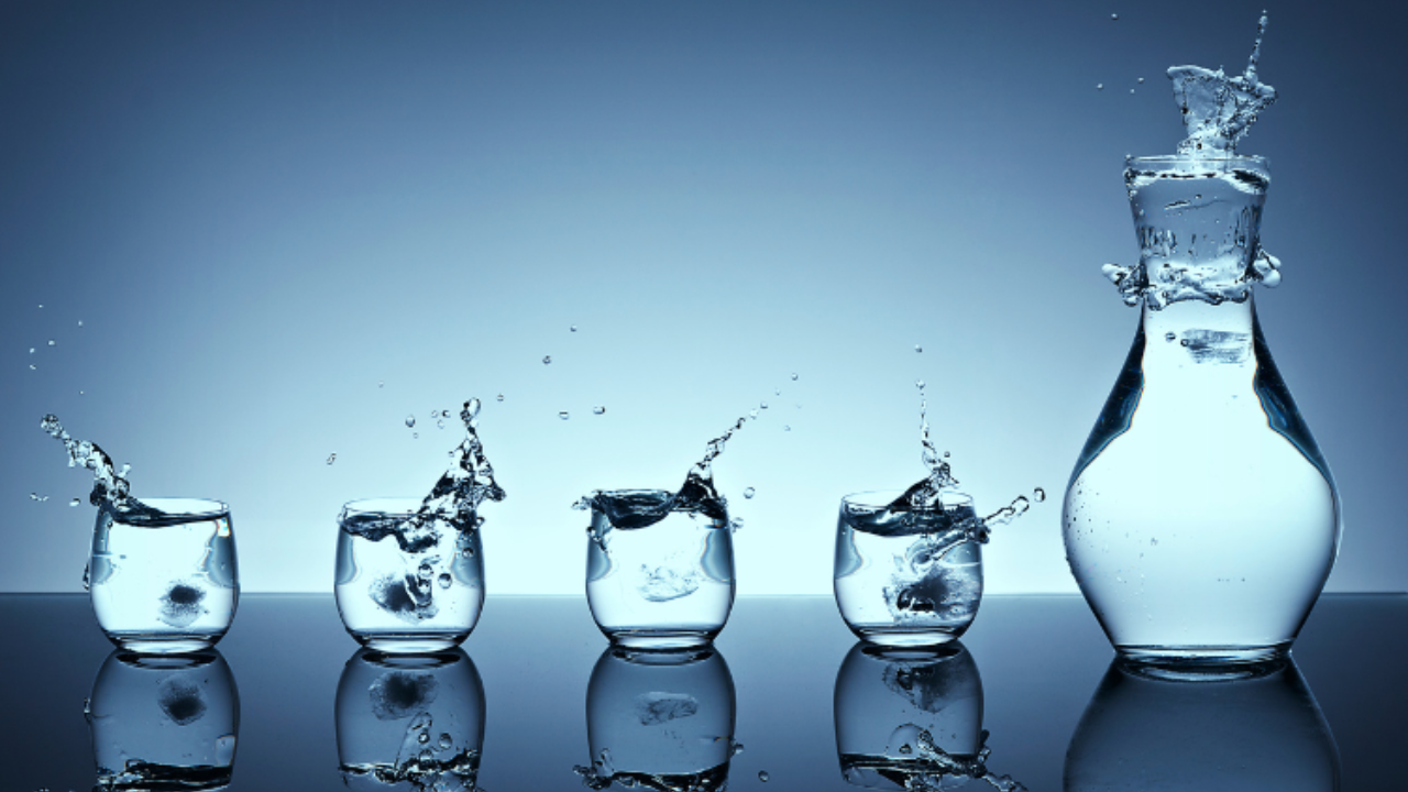 Mineral water perfect for a clean diet