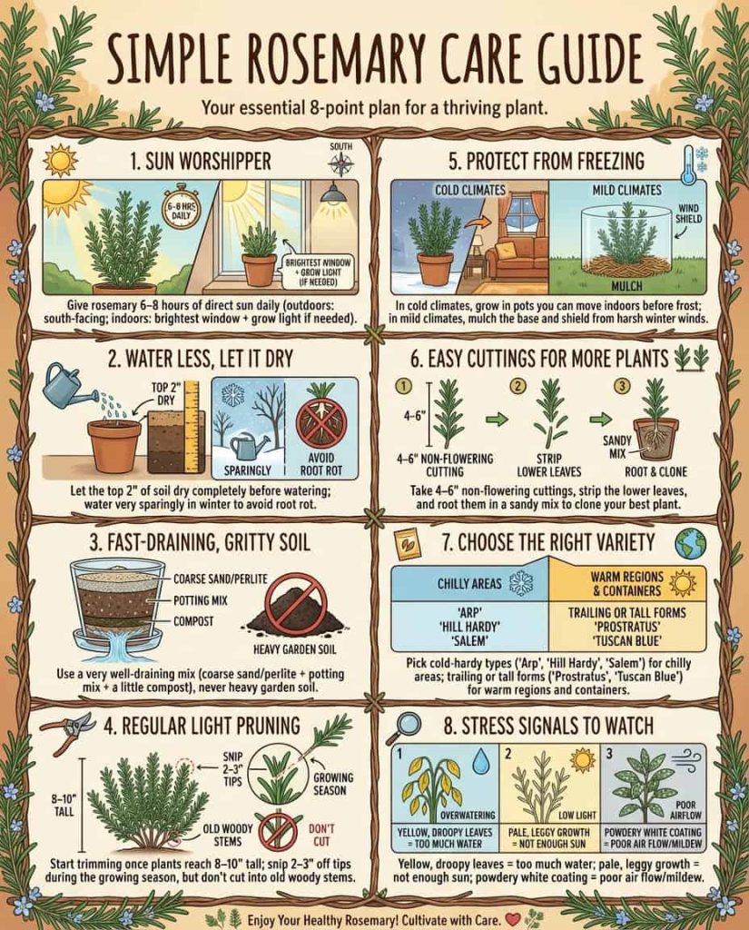 Rosemary that lives for more than 10 years? The Mediterranean method that no one shares