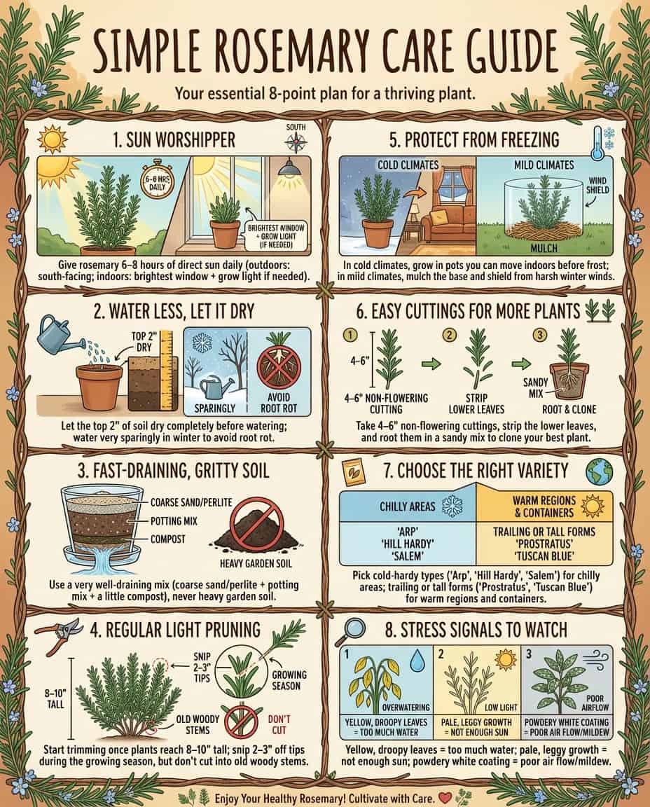 Rosemary that lives for more than 10 years? The Mediterranean method that no one shares