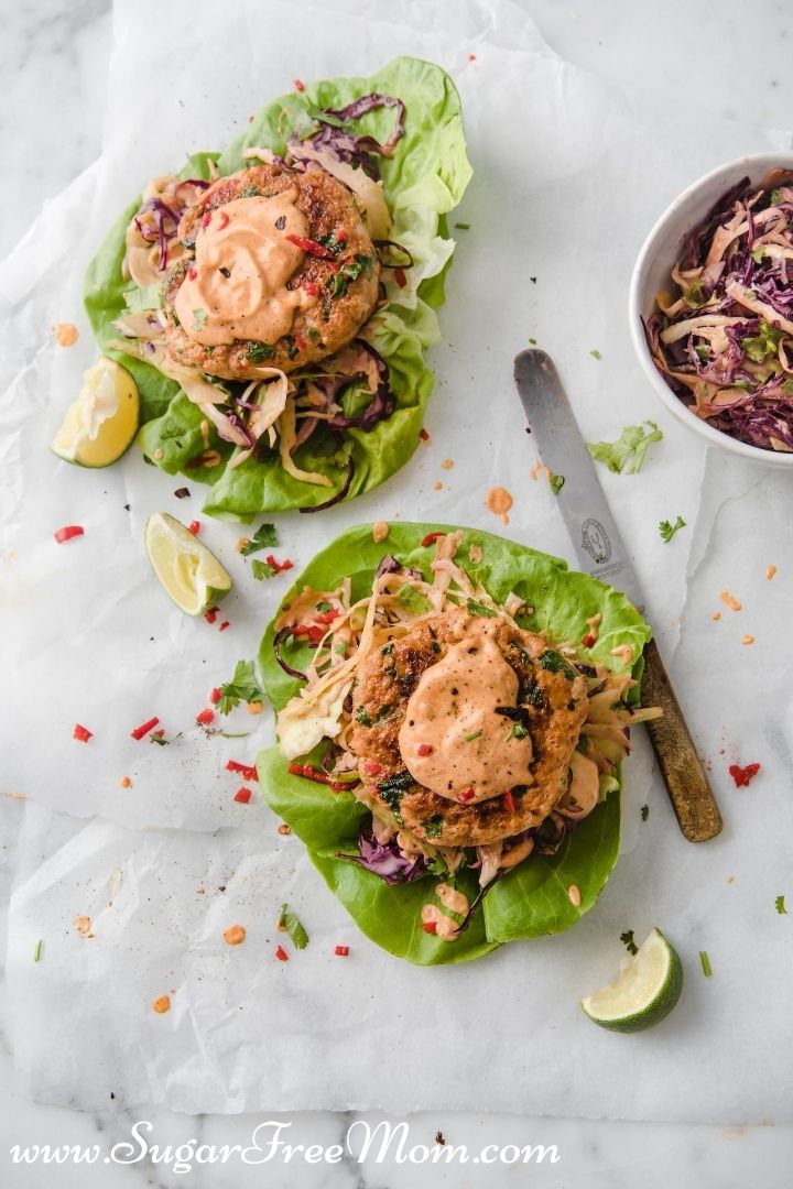 Simple Low Carb Keto Chicken Burger Patty Recipe