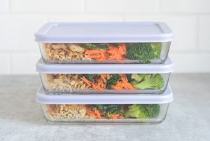 Your favorite protein lunch bowl for meal prep.