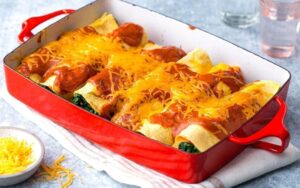 sweet potato black bean enchiladas