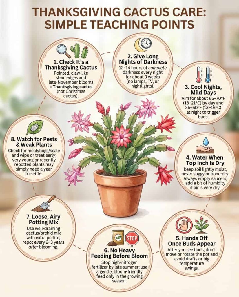 Is your Thanksgiving cactus refusing to bloom? 10 rescue tricks that actually work