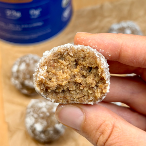 No-Bake Vegan Vanilla Chai Donut Holes (No Nuts + No Added Sugar)