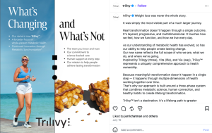 Trilivy review: Optavia's new identity
